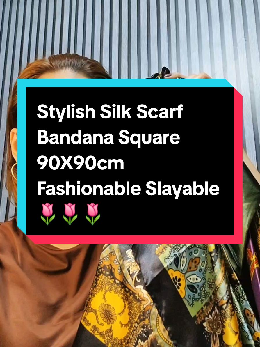 Fashionista ka nito. #scarf #bandana #fashion #stylish #slay #silkscarf #buynow #worththewait #affordable #mustbuy 