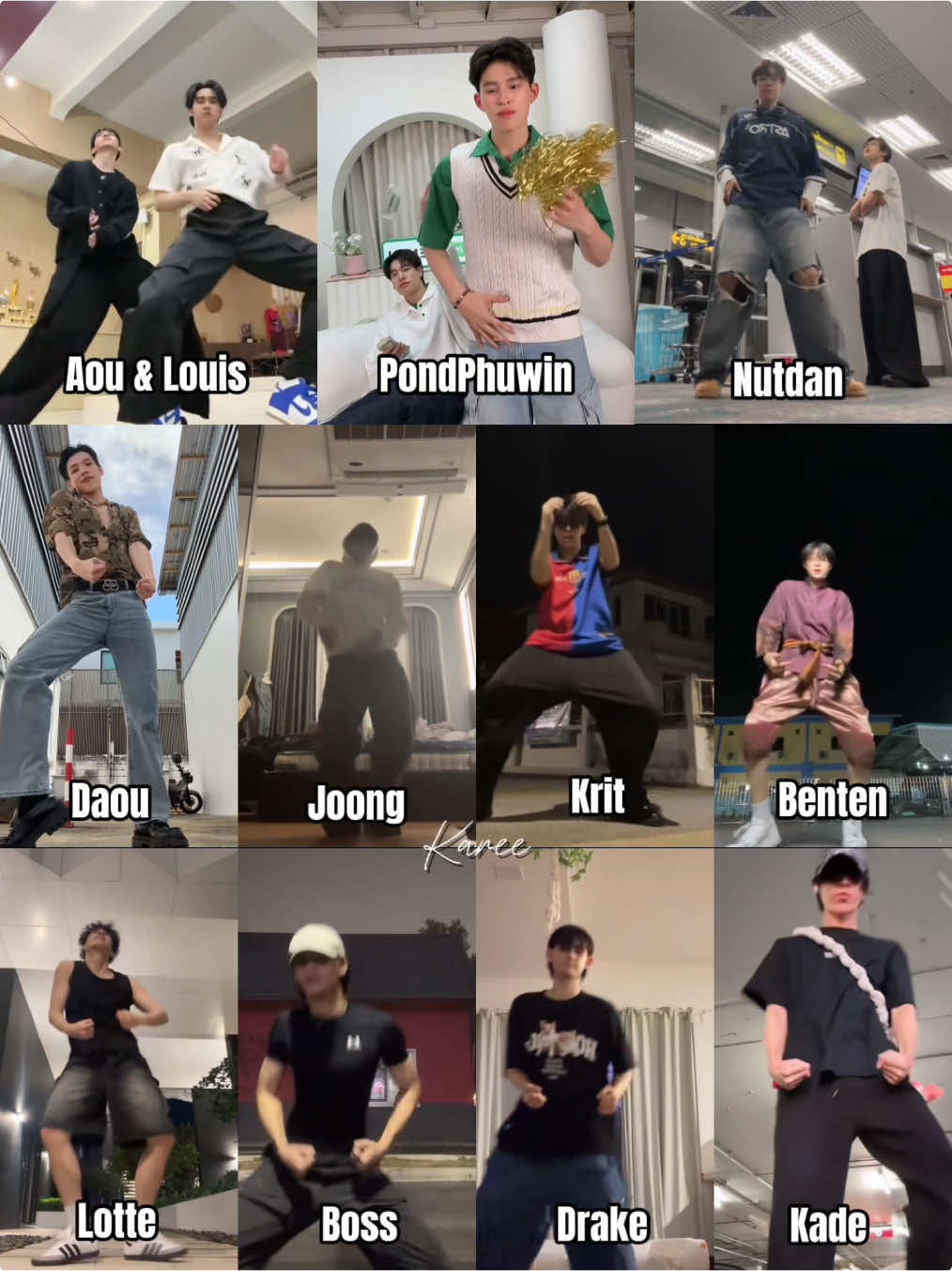 Stickyyyyy eyyy 🔥 #aou_tnbknr #louis_thanawin #ppnaravit #phuwintang #nnutdan #oueiija #joongarchen #krmjtc #bentenpattara #lotte_thakorn #blpboss #drake_laedeke #kadetanapon #fyp #dancetrend 