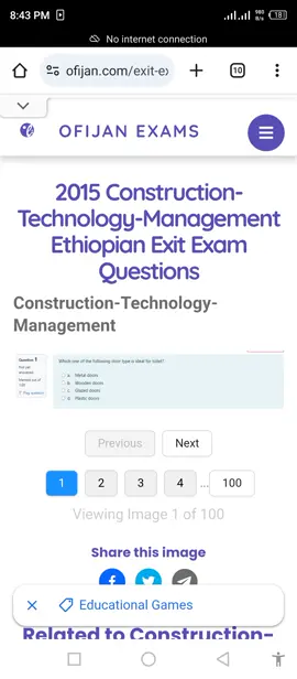 COTM ~ Exit Exam #COTM #OfijanExams #university #2016exitexam #2017exitexam
