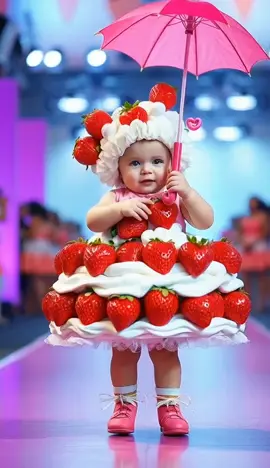 cute baby wearing strawberry dress #cutebaby #cute#baby #babylove #kidstoys #kidsbelike #fashiontiktok #fashionhacks #fashion #fashionweek #outfit #cutebabyhub2 #trend #trendingvideo #kidfashion #kidstyles #amazing #dresses #innocent 