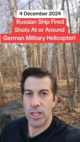 A Russian ship reportedly fired warning shots at a German military helicopter #military #news