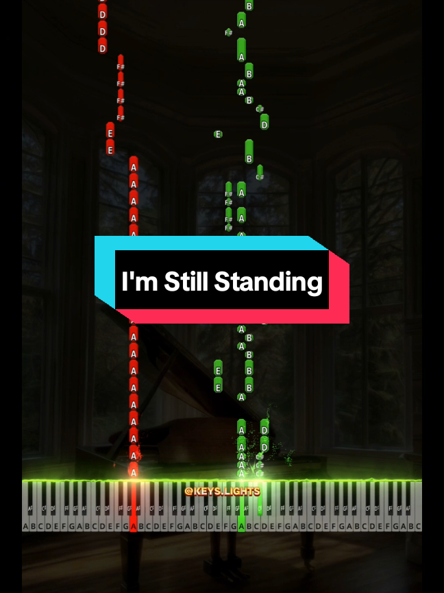 🔴 I'm Still Standing - Elton John (Intermediate Piano Tutorial) #piano #pianotutorial #easypiano #easypianotutorial #imstillstanding #eltonjohn 