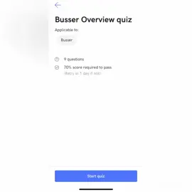 Busser Overview Quiz Instawork #instawork #busser 
