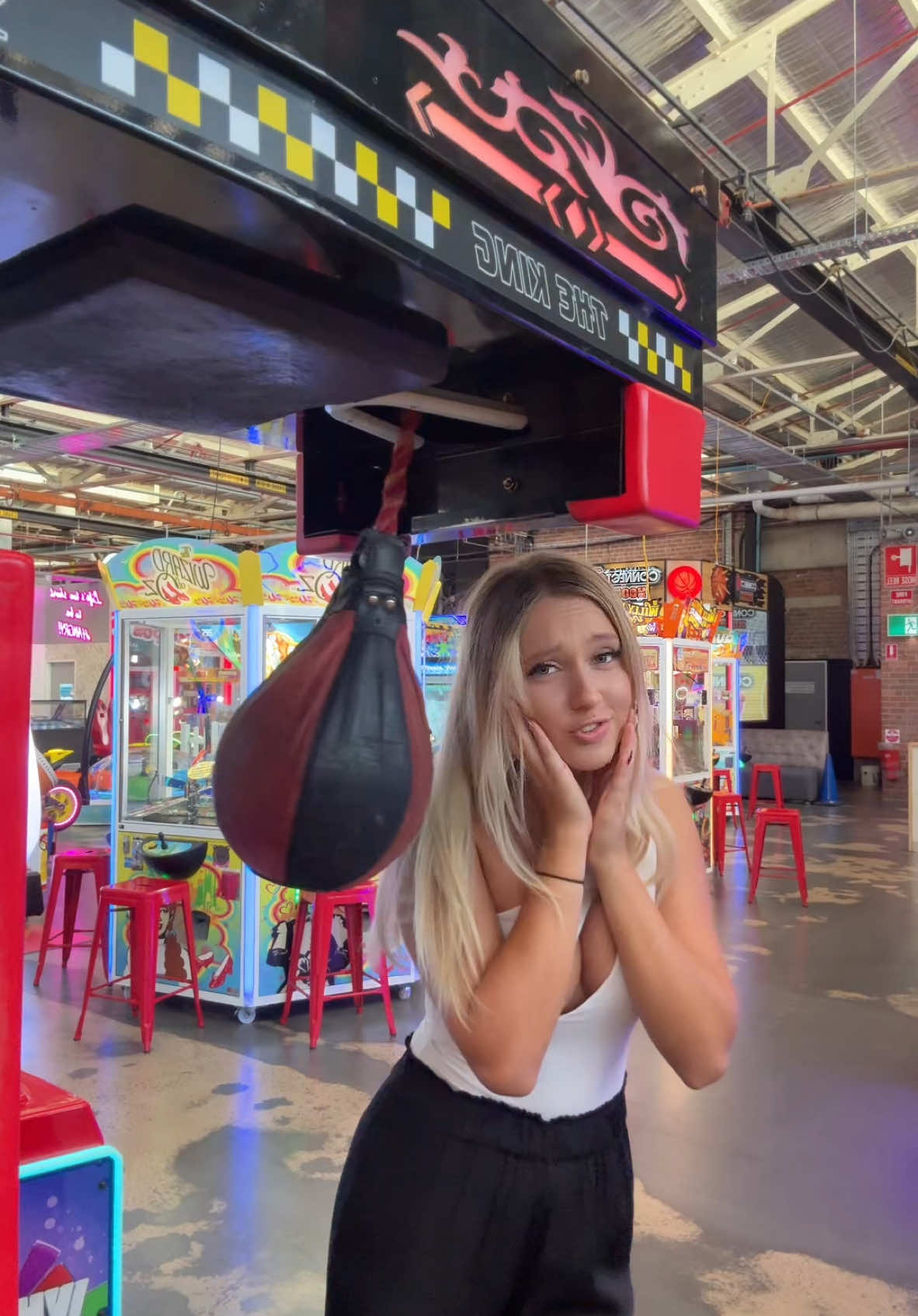 Tik tok gone wrong 😅#fail #fyp #gonewrong #punchbag 