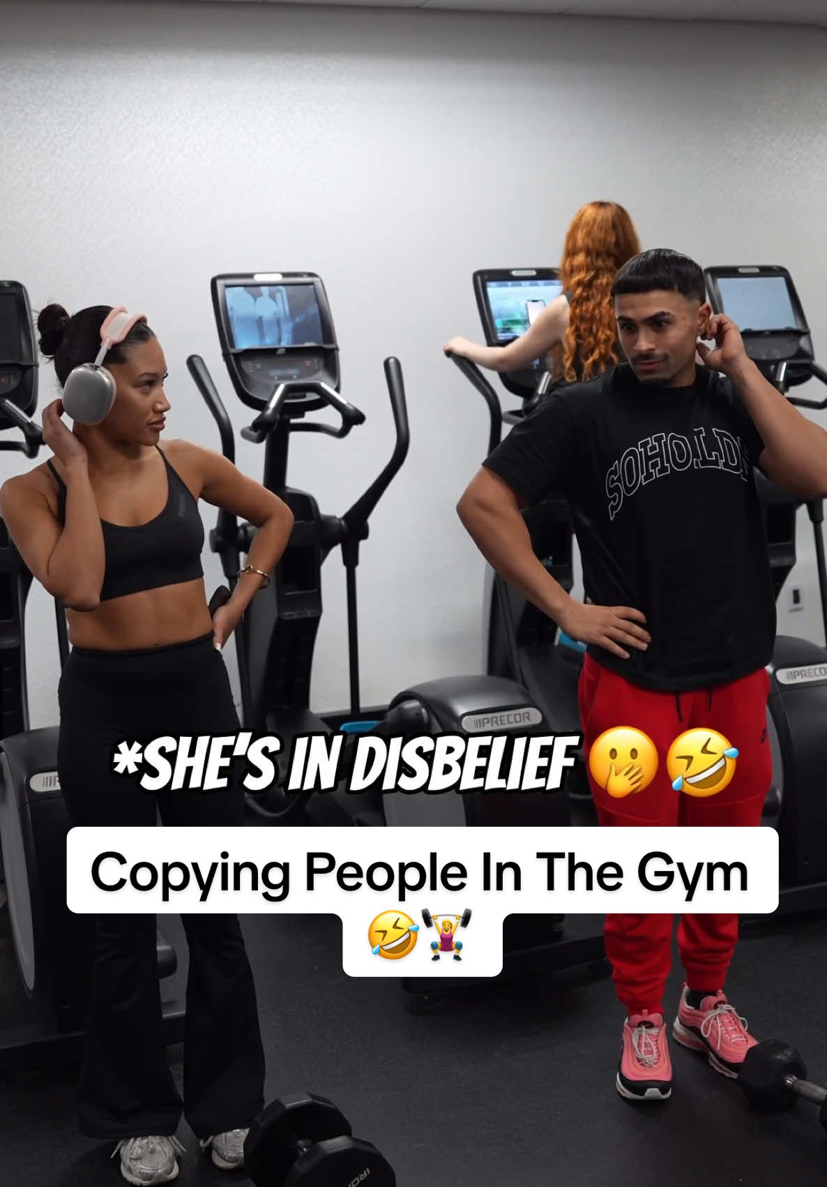 She Was In Disbelief 🤣🏋️‍♀️ #fyp #prank #fypシ #foryoupage #GymTok #gym #lol 