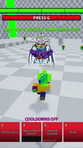 TRUE 120-0 PICCOLO COMBO #imjustinu #roblox #fyp #fypシ #foryou #gaming #game #viral #aba #animebattlearena #animebattlearena #piccolo