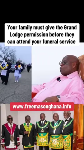Your family must give the Grand Lodge permission before they can attend your funeral service #fyp 