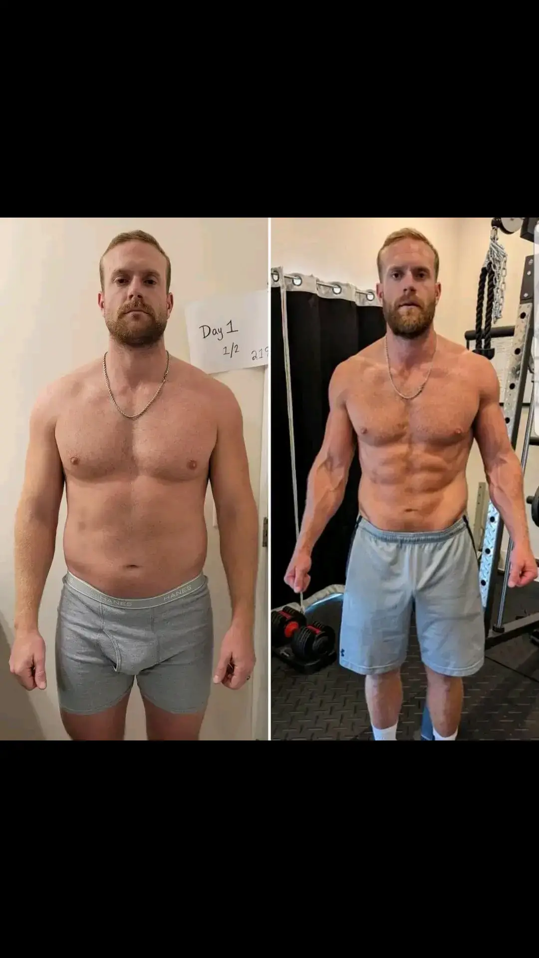 Satisfied Client ✅ Great process 12weeks transformation he put in the hard work and determination like the others. My recommendation supplements, workouts routine, diet works great message me for a perfect recommendation cycle.