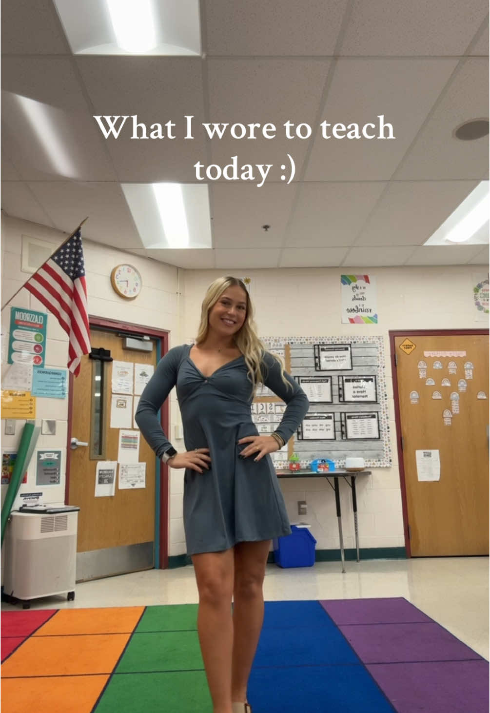 Feeling festive everyday this December ! #fypツ #teacher #teachersoftiktok #teachertok #firstgrade #OOTD #fitcheck #december 