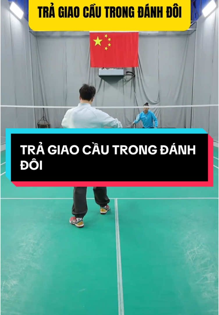 Trả giao cầu trong đánh đôi #badminton #caulong #badmintontiktok #caulongphongtrao #badmintonlove #badmintontraining #hoccaulong #kythuatcaulong #yeucaulong 