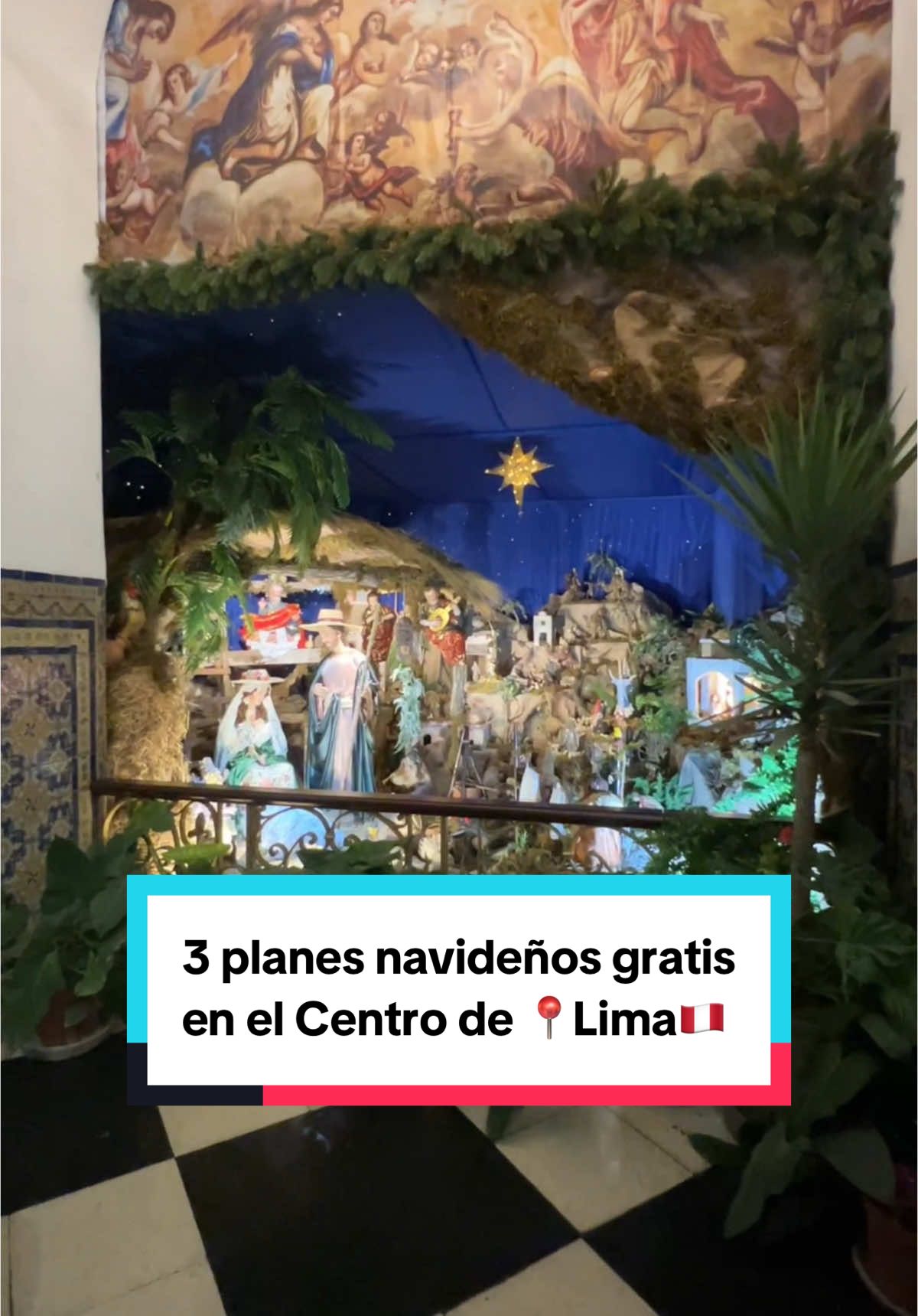 ⤵️Presiona aqui para que veas toda la info 1️⃣Basilica San Pedro  📍Dirección: Cruce de Jirón Ucayali con Jirón Azangaro. Referencia: Espaldas de Biblioteca Nacional  🕣Horario de atención:  Lunes a Domingo 08:00 - 12:00m 18:00 - 19:30hrs (Esa info la tomé de su Facebook San Pedro de Lima- Santuario del Corazón de Jesús) Yo fui el domingo 1 de diciembre a las 6pm, ojo que cuando hay matrimonios no dejan entrar. 💰Ingreso gratis (pero si puedes deja tu voluntad) 🚕Estacionamiento: No 2️⃣Pinacoteca Municipal Ignacio Merino 📍Dirección: Jirón Rufino Torrico cuadra 11  Referencia: Frente a la plaza Francia, a espaldas de Centro Cívico. 🕣Horario de atención:  Martes a Domingo  10 am a 6pm 💰Ingreso gratis  🚕Estacionamiento: No  3️⃣Casa O’Higgins 📍Dirección: Jirón de la Unión 554 Referencia Frente a falabella- costado del Interbank 🕣Horario de atención: Martes a Domingo  10am a 8pm 💰ingreso gratis de Martes a viernes, solo sábado y domingo tiene un costo simbólico de 1 sol. 🚙Estacionamiento: no Si te gusto el video y te fue de ayuda la info guardalo💾 y compartelo con la persona que irias💚 No olvides seguirme para que veas la parte II #navidad #nacimientodejesus #centrohistorico #planesgratis #centrodelima #limaperu #museos #lucesnavideñas #planesenfamilia 