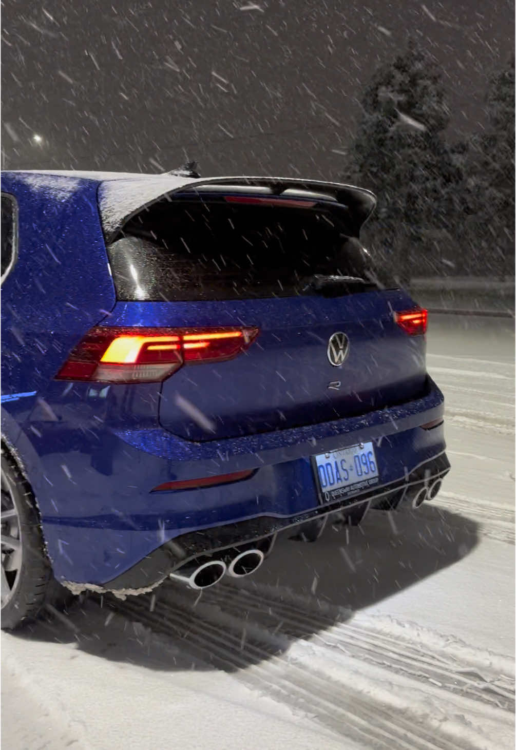 Snow Day ❄️  #mk8 #mk8r #golfr #caredit #volkswagen 
