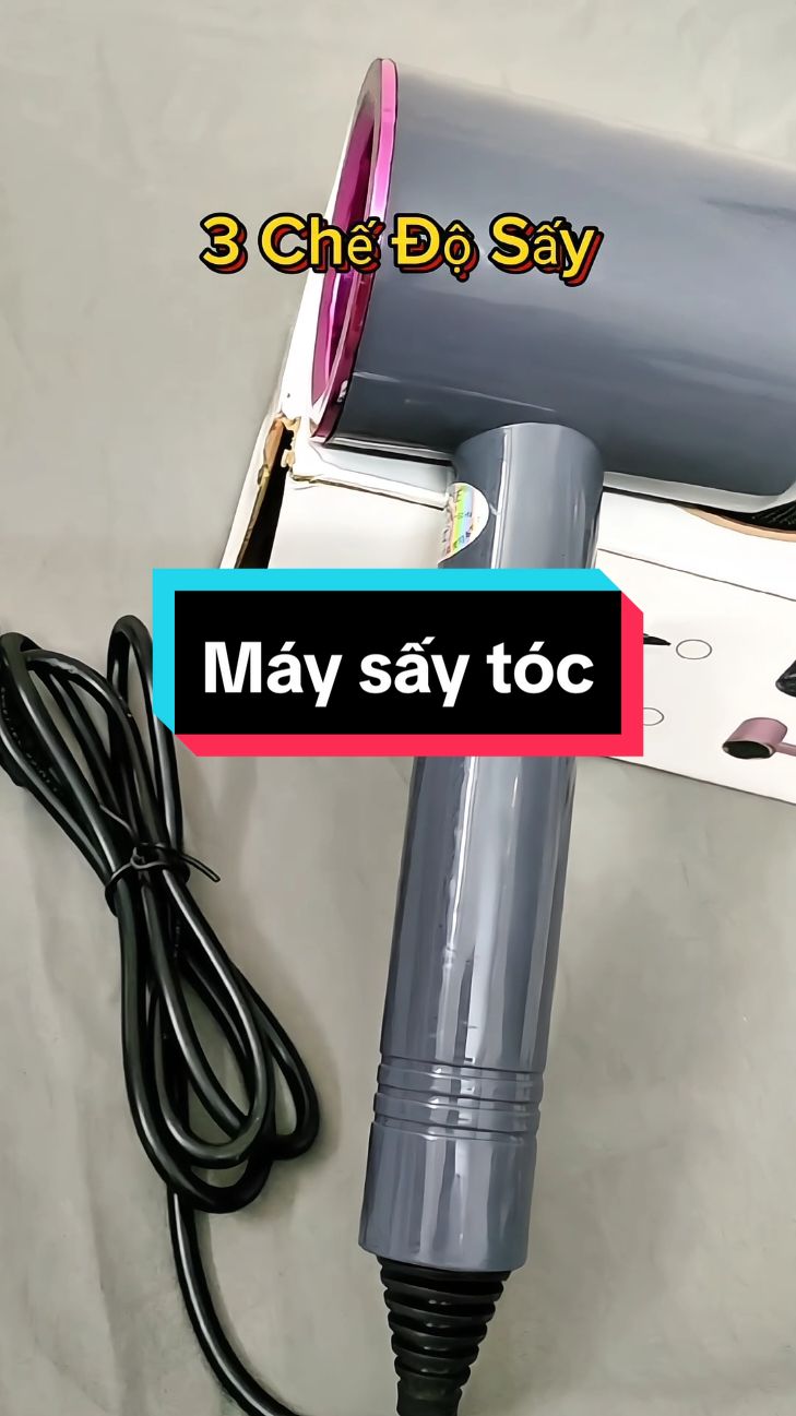 Máy Sấy Tóc 2 Chiều Nóng Lạnh Công Suất Lớn 2300W, 3 Chế Độ Sấy, Tạo Kiểu Đa Năng Chăm Sóc Tóc Chuẩn Salon Kèm Mỏ Vịt Dưỡng Tóc N #maysaytoc  #dogiadung #dien #daugoi #suâtm #doan #uong #ao #quan #review #tienloi #tienich #thongminh #xuhuongtiktok 