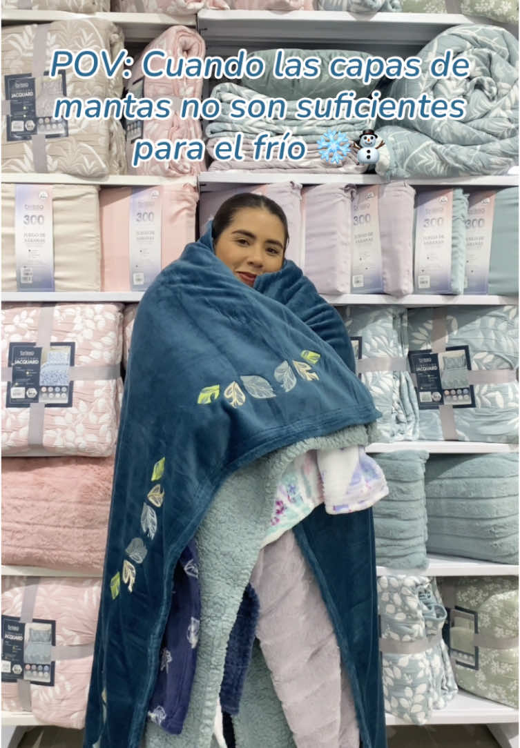 No está de mas varias capas de mantas para esos días fríos ❄️ y lluviosos ☔️🌧️ #fyp #brissa #ilovemore #mantas #cobijas 
