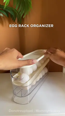 Ang gandaa nakaka aesthetic din #fyp #eggrackorganizer #eggtrayorganizer 