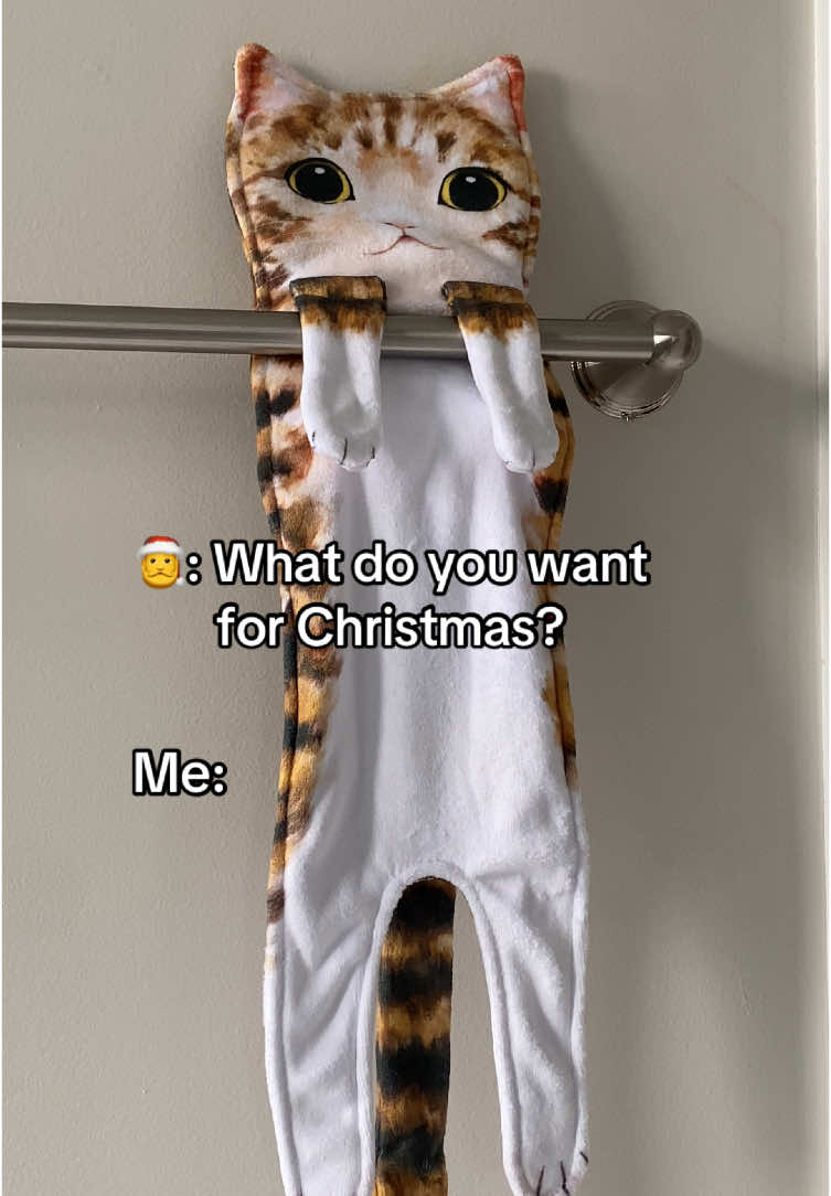 All I want for Christmas this year is more of these funny cat hand towels for my bathroom and kitchen. There are a variety of different cat designs, so you can get one to match your cat. These towels are so soft and are great for drying your hands after you wash them. If you need Christmas gift ideas for cat parents or cat owners, order one of these cat hand towels in the TikTok shop! #cat #cats #catlover #catsoftiktok #cattok #fyp #foryoupage #foryou #PetsOfTikTok #pets #christmas #catsvideo #catslovers #christmasgiftideas 