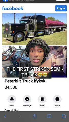 they be stealing anything bro😭😭🙏🏾🙏🏾  #semitruck #truckdriver #peterbilt #peterbilt379 #striker #notitle #facebookmarketplace #stolen #car #cars #fyp 