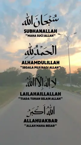 “SIAPA INGAT AKU, AKU INGAT DIA” Tasbih, Tahmid, Tahlil & Takbir SUBHANALLAH, WALHAMDULILLAH WALA ILAHA ILLALLAH, WALLAHU AKBAR Maka ingatlah kamu kepada-Ku, nescaya Aku akan ingat kepada kamu. Bersyukurlah kepada-Ku dan janganlah kamu kufur.” (Al-Baqarah, 2:152) Allah SWT JAMIN, sesiapa yang sentiasa mengingati-Nya (dengan ZIKIR, DOA dan KETAATAN), Allah akan ingat ie memberikan perhatian dan rahmat-Nya kepada mereka. #tasbih #tahmid #tahlil #takbir #subhanallah #alhamdulillah #lailahailallah #allahuakbar #allah #zikir #CapCut 