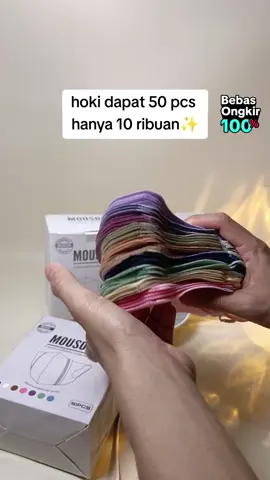 masker duckbil mouson 50 pcs #masker #duckbill #maskerduckbill #maskermurah 