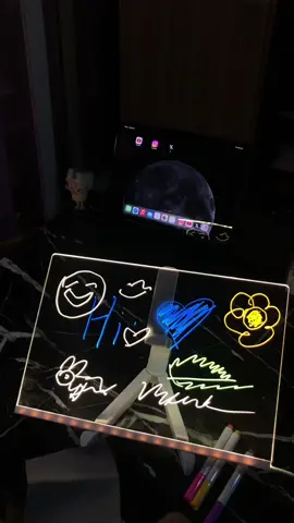 Led Acrylic Message Board#fyp #foryou #LED #acrylic #message #painting #Fluorescent drawing board