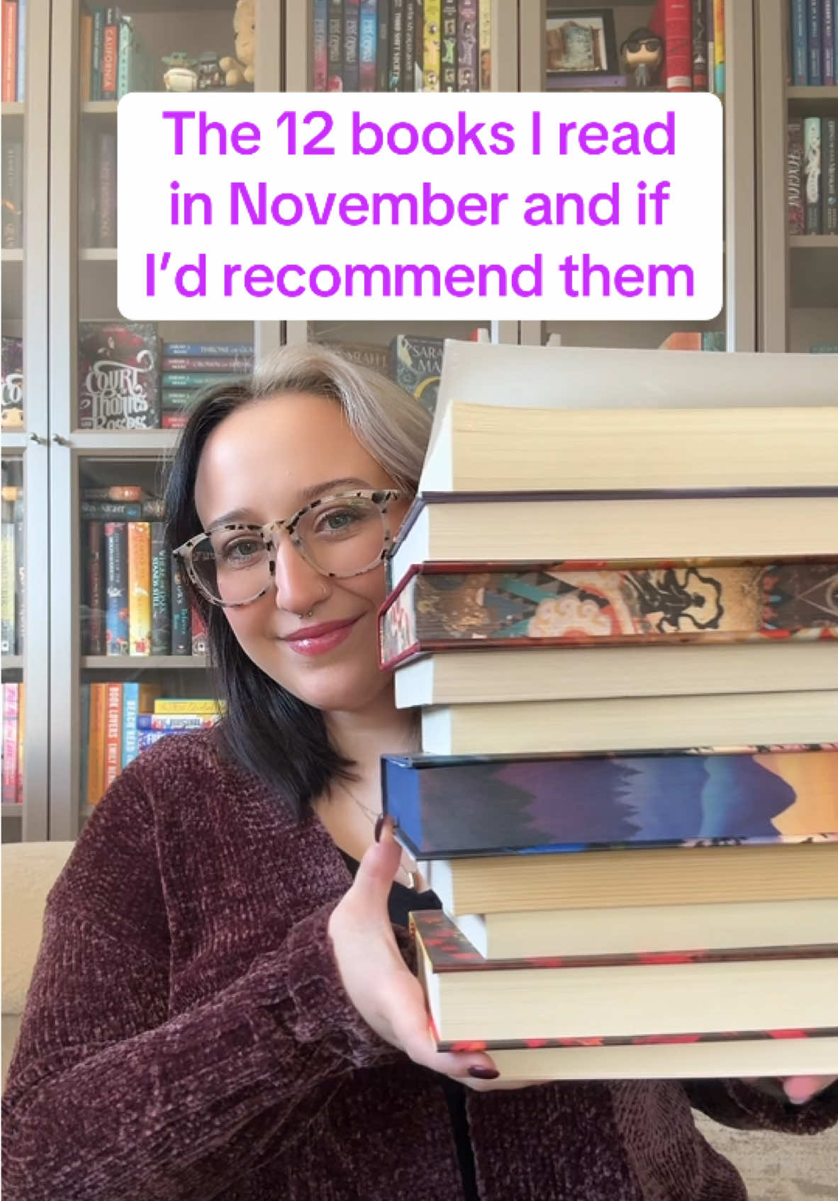 The 12 books I read in November and if I’d recommend them!! 📚 #Inverted #trulydevious #maureenjohnson #nineliars #lauriegilmore #thepumpkinspicecafe #thecinnamonbunbookstore #shadesofmagic #adarkershadeofmagic #veschwab #carissabroadbent #crownsofnyaxia #theashesandthestarcursedking #slayingthevampireconqueror #legendsandlattes #travisbaldree #kylieleebaker #thescarletalchemist #thenatureofwitches #rachelgriffin #BookTok #BookRecommendations #bookreview #bookreviews 