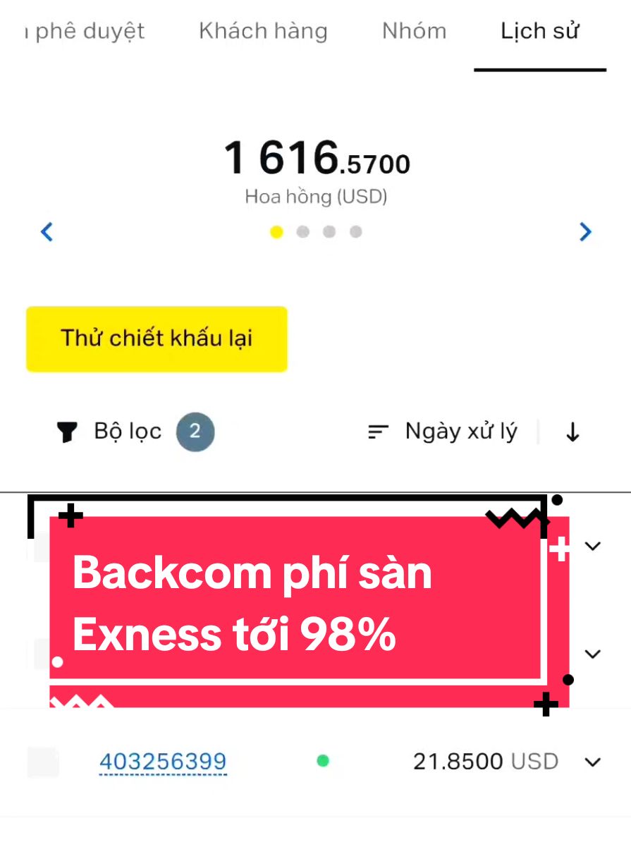 Nhận hoa hồng Backcom tới 98% từ đối tác cao nhất hiện nay của Exness