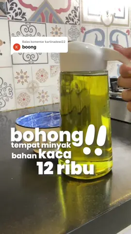 Membalas @kartinadewi22 perkara beli tempat minyak 12 rebu bahan kaca sebagus ini sampe di bilang boong🥲 #tempatminyak #botolminyak 