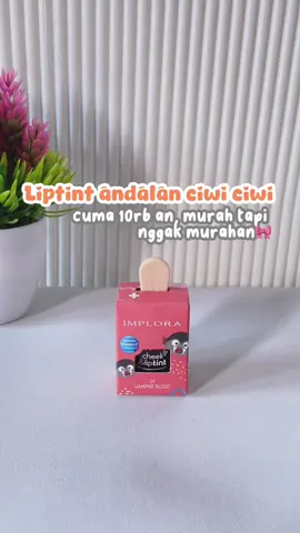 Liptint sejuta ummat😍  #implora #imploracosmetics #liptintviral #beautyhaul #desembercuan #fyp #affiliatepemula 