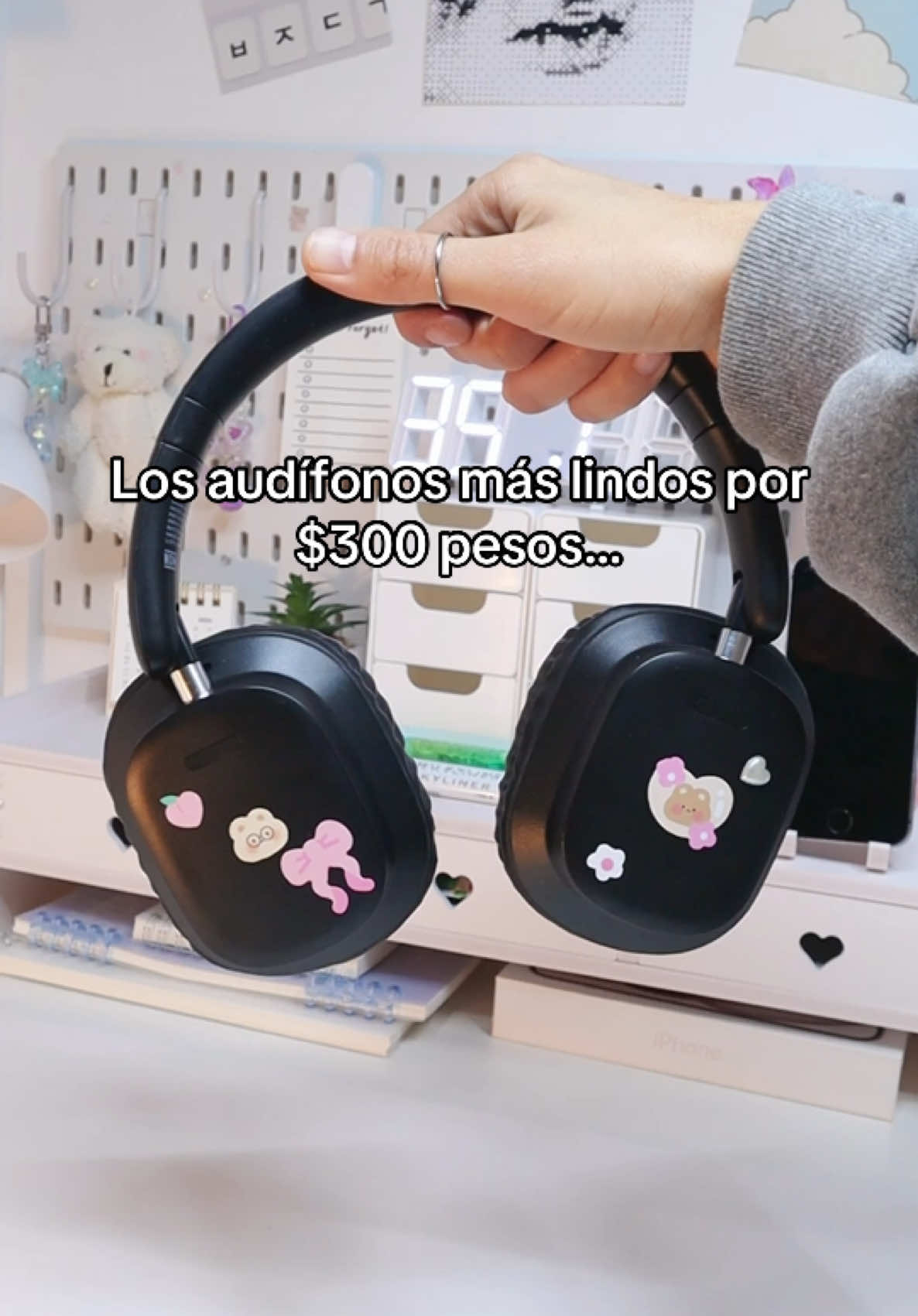 Bonitos y cómodos 🧸☁️🎀 #audifonos #aesthetic #headphones #bluetooth #gadgets #musica #kawaii #kpop #girls #tecnologia #trucosparacelular 