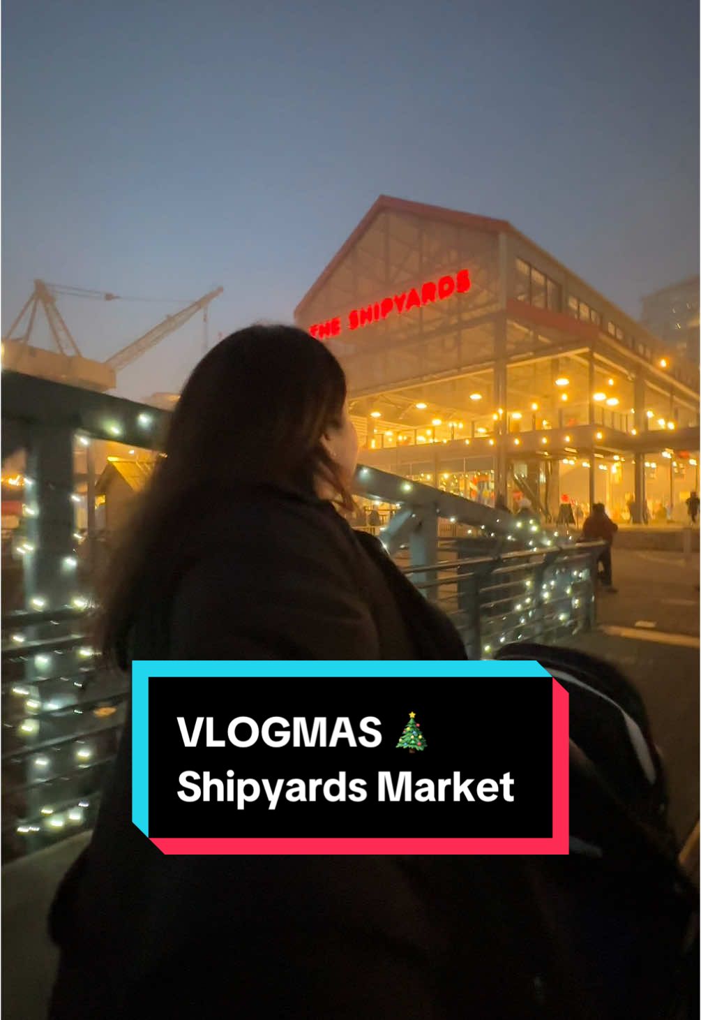 VLOGMAS Day Four 🎄 Shipyards Christmas Market in North Vancouver with @Meeshy Elliot and @kirby  First clip was the hard stuff, not the blush wine haha #shipyardschristmasmarket #northvancouver #Vlogmas #asmrvlog 