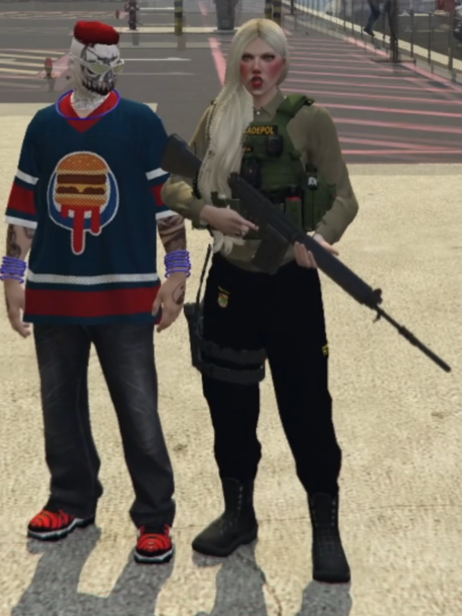 fui dar carona pros policia e tomei no de tras #fivem #antirp #ducra #ducrafps #ducradugiragira #paulinholoko #fypシ゚