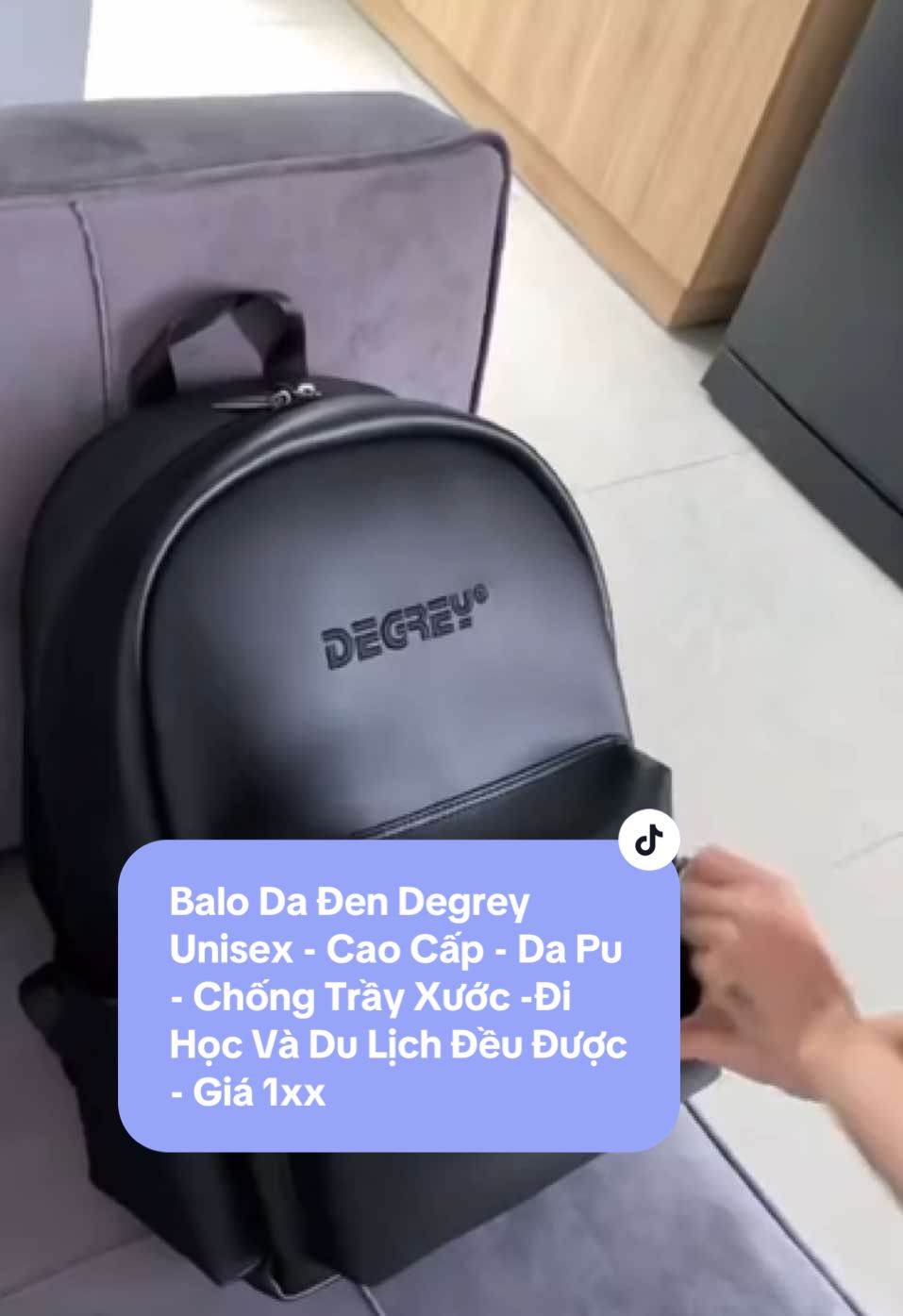 #xuhuong #baloda #Degrey Balo Da Đen Degrey Unisex - Cao Cấp - Da Pu - Chống Trầy Xước -Đi Học Và Đi Du Lịch Đều Được - Có Tất Cả Các Màu - Giá Chỉ 1xx