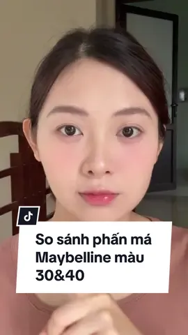 Dịu kha nha mấy bà, màu 40 da neutral đến da cool dùng đẹp nha #ecomobi #maybelline #blush 