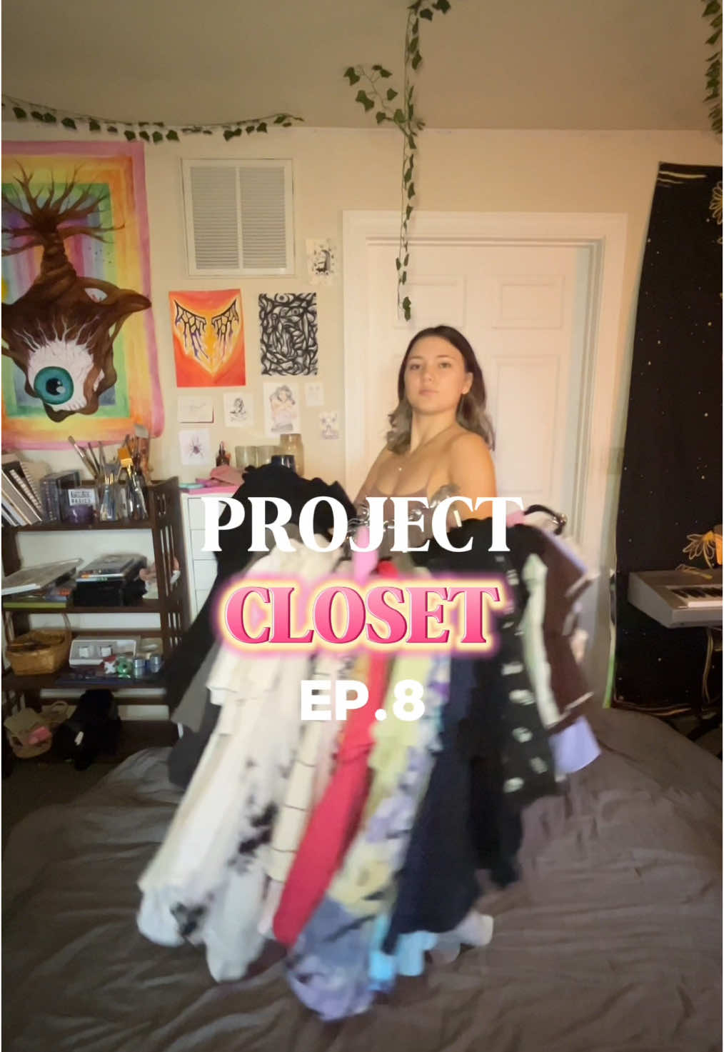almostttt half of them😁 #closetcleanout tiktok i have a shirt on stop taking this down pls🙏🏼