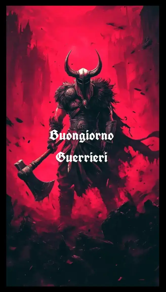 buongiorno a tutti quei guerrieri che ogni mattina si alzano nonostante le avversità e i problemi 