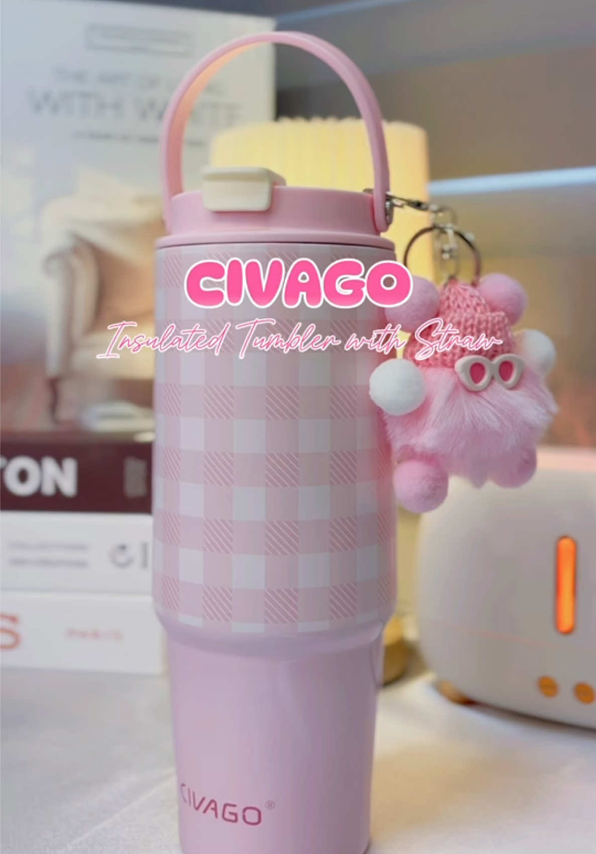 This pink tumbler from @Civago.ph is so pretty! ᥫ᭡. #civago #civagoph #civagotumbler 