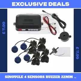 🚗🔔 **Rev Up Your Safety on the Road!** 🚗🔔 Enhance your parking game with the SINOVCLE 4 Sensors Buzzer System—your ultimate backup buddy! 🅿️✨ For just £11.99, enjoy peace of mind while reversing, with sound alerts to keep you aware of your surroundings. Plus, we’ve got FREE shipping for you! Don’t miss out! 🔧 Upgrade your ride today and park like a pro! #ParkingMadeEasy #CarSafety #ReverseRadar #SensingTechnology #AutoAccessories #SafetyFirst #CarLovers #VehicleUpgrades #SmartDriving #FreeShipping #shopping #unitedkingdom #paypal #velmaronlineshop #payin3 Shop Now https://vel-mar.co.uk/products/sinovcle-4-sensors-buzzer-22mm-car-parking-sensor-kit-reverse-backup-radar-sound-alert-indicator-probe-system-12v-free-shipping