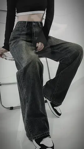 Quần Jean Nữ Suông Ống Rộng Màu Xanh Đậm #fyp #OOTD #quanjean #quanjeannu #quanjeanongrong #quanongsuong #quanjeanongsuong #quanongrong #outfit #xuhuongtiktok 