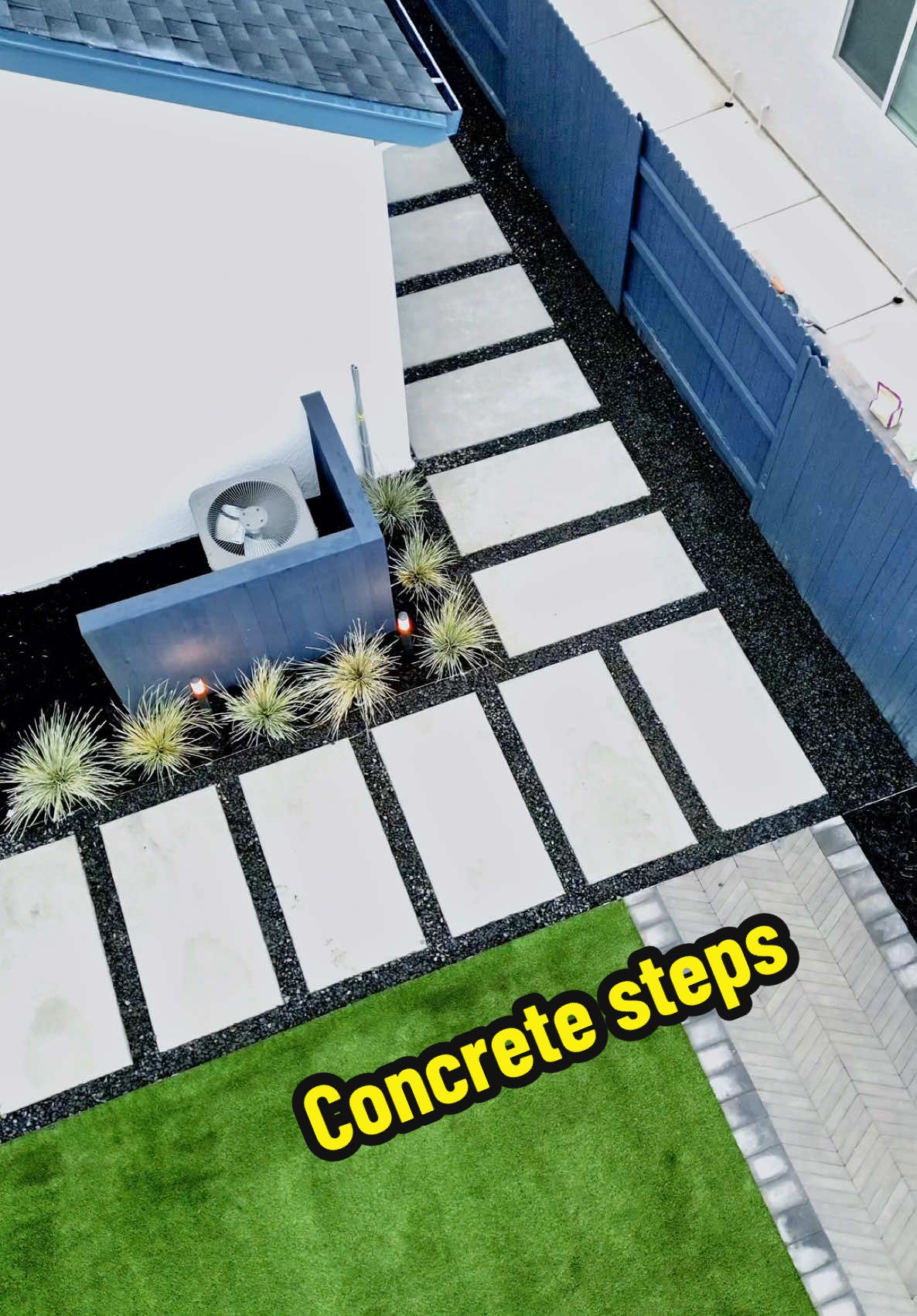 Replying to @Kim2 we make them from concrete 😊 #steppingstones #concrete #concreteconstruction 