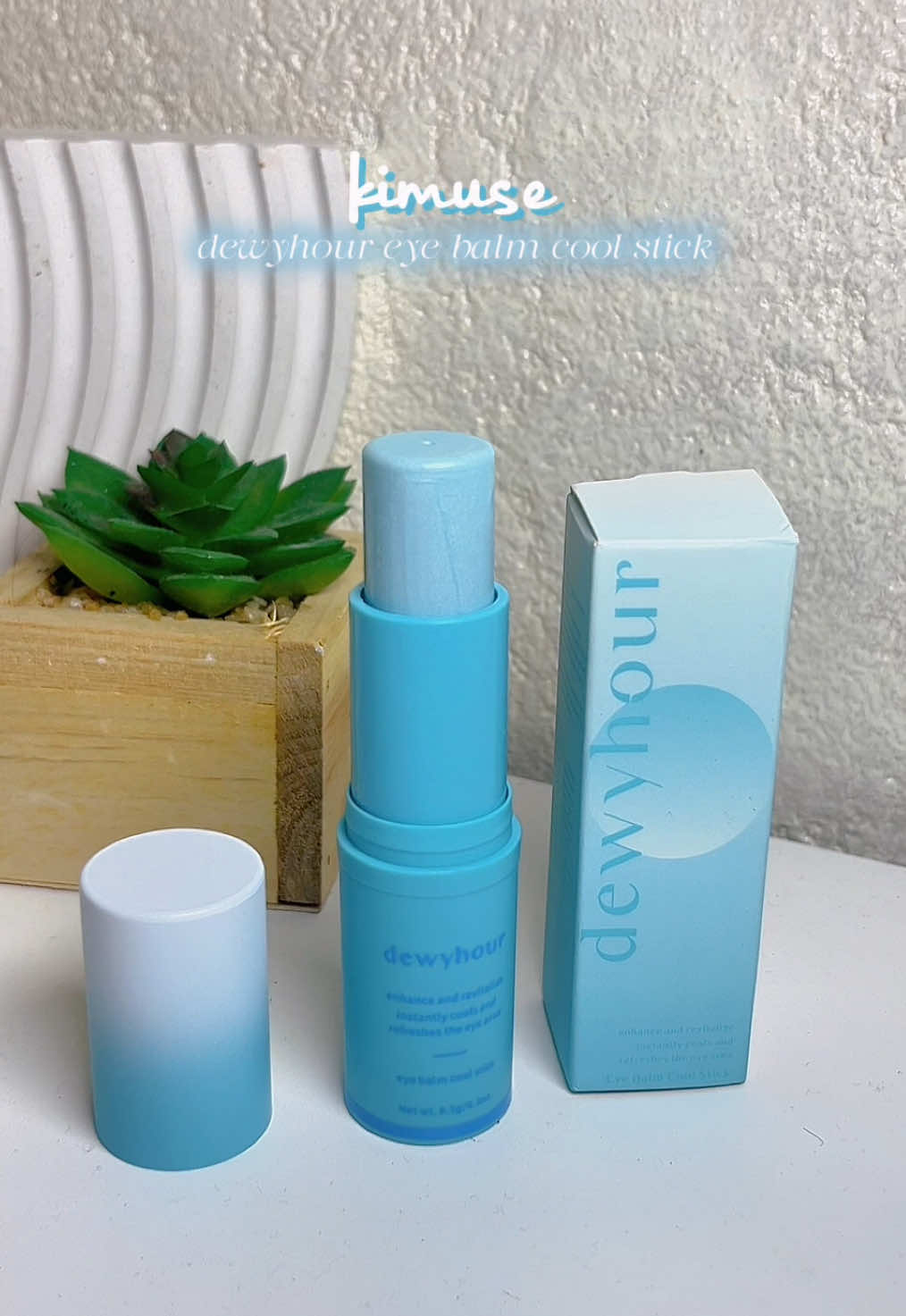 a product for your dark circles from @Kimuse_philippines 🩵 #dewyhour #dewyhoureyebalmcoolstick #coolstick #darkundereye #darkcircles 