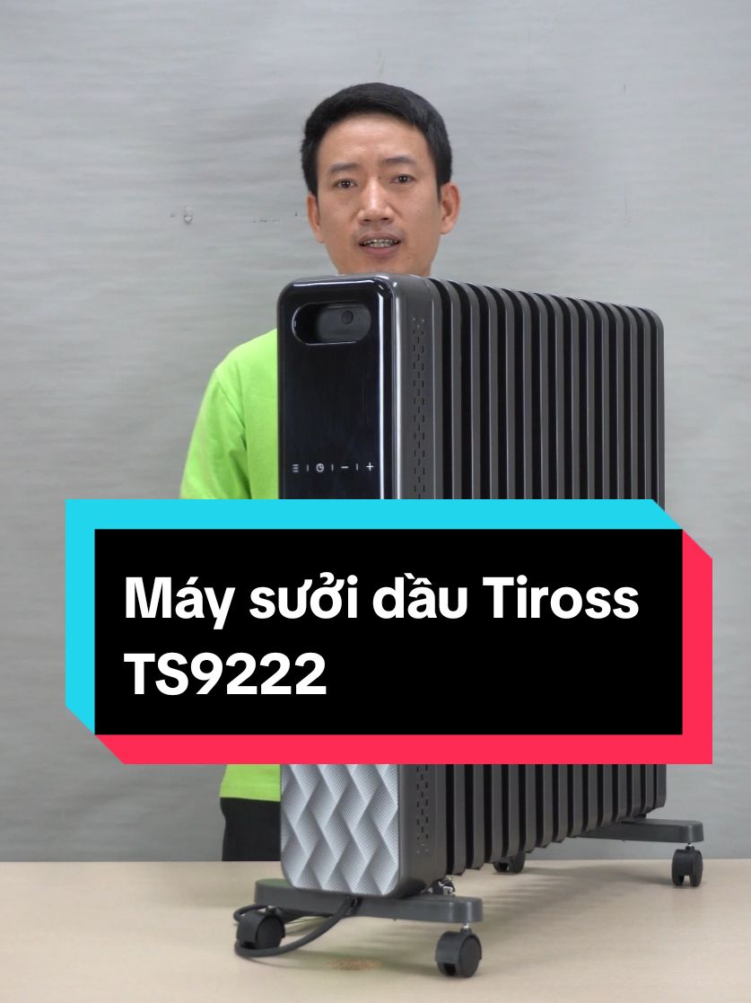 Máy sưởi dầu 15 thanh kín Tiross TS9222 Chính hãng #dienmayvanphuc #tiross #maysuoidau #maysuoiam 