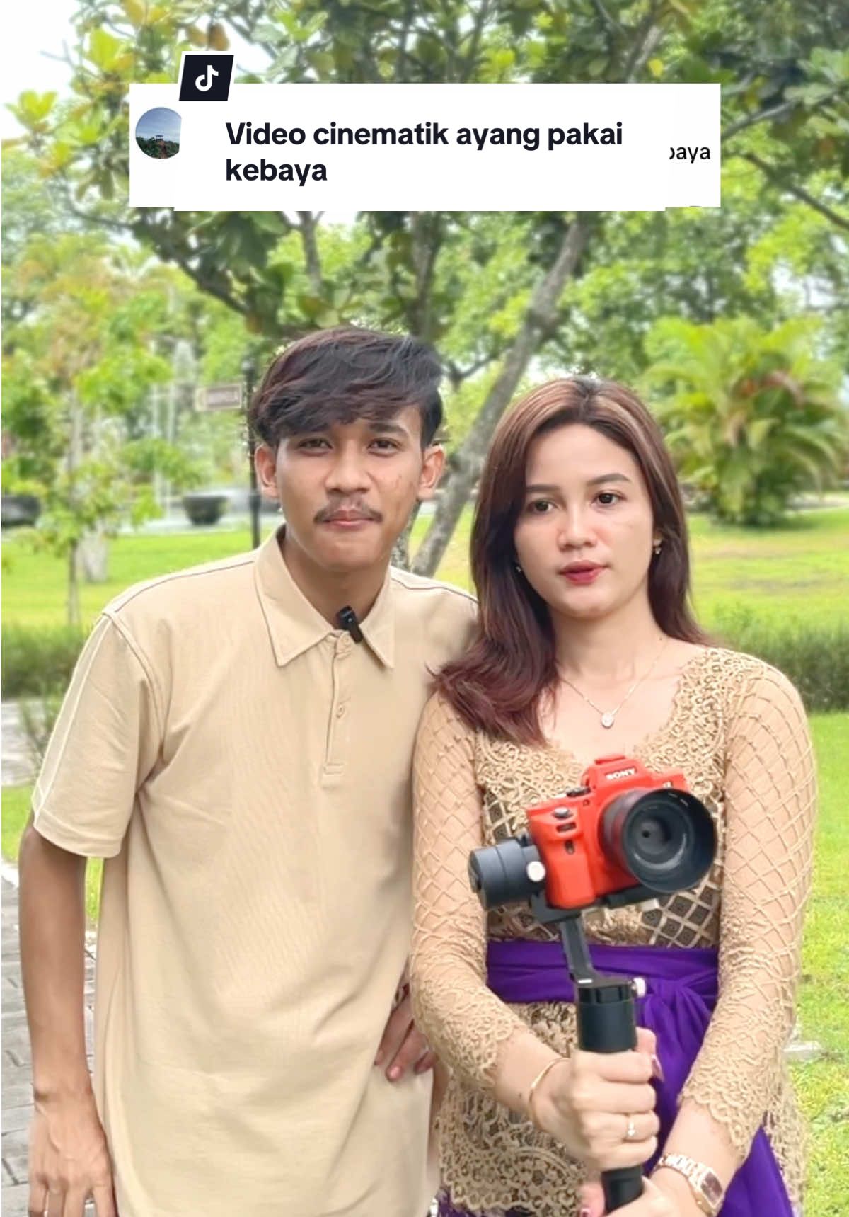 Buatin ayang video cinematik pakai kebaya😍 #fyp #fotografertiktok 
