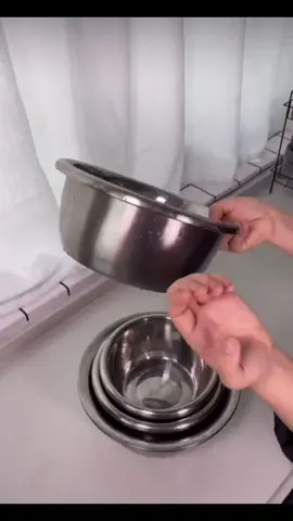 This kitchen mixing bowl has a high usage rate👍#mixingbowl #stainlesssteel #kitchen #baking #tiktokshopph1212 #bowl #fyp 