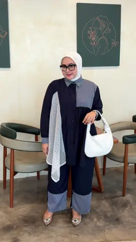 BB 87kg // rekomendasi one set jumbo ld 120 - 130cm cantik banget #ootdbigsize #fashionplussize #oneset #onesetjumbo 