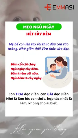 Mẹo giúp con hết ngủ ngày cày đêm, có mẹ nào thử chưa ạ???? #emmasivn #mebauthongthai #thaikykhoemanh #embe #sosinh