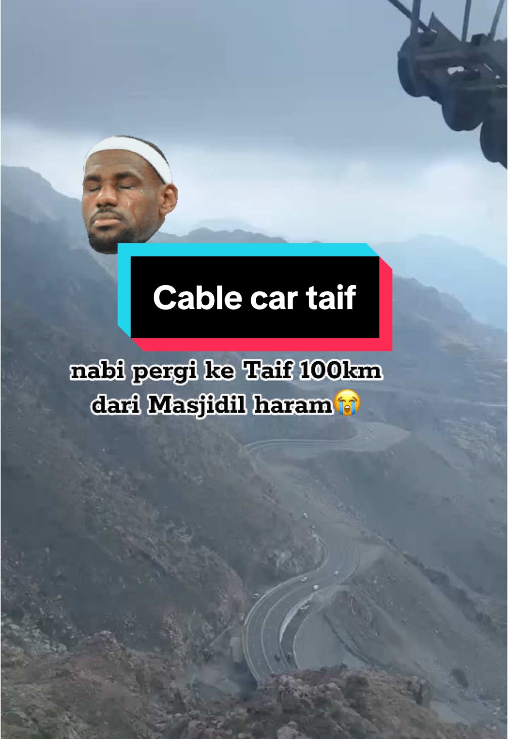 Sambil naik cable car di taif, mengenangkan kesusahan baginda nabi dalam berdakwah di taif😭 #fyp #foryoupage #umrah2024 #umrah2025🕋❤️ #tiramtravel #taif 