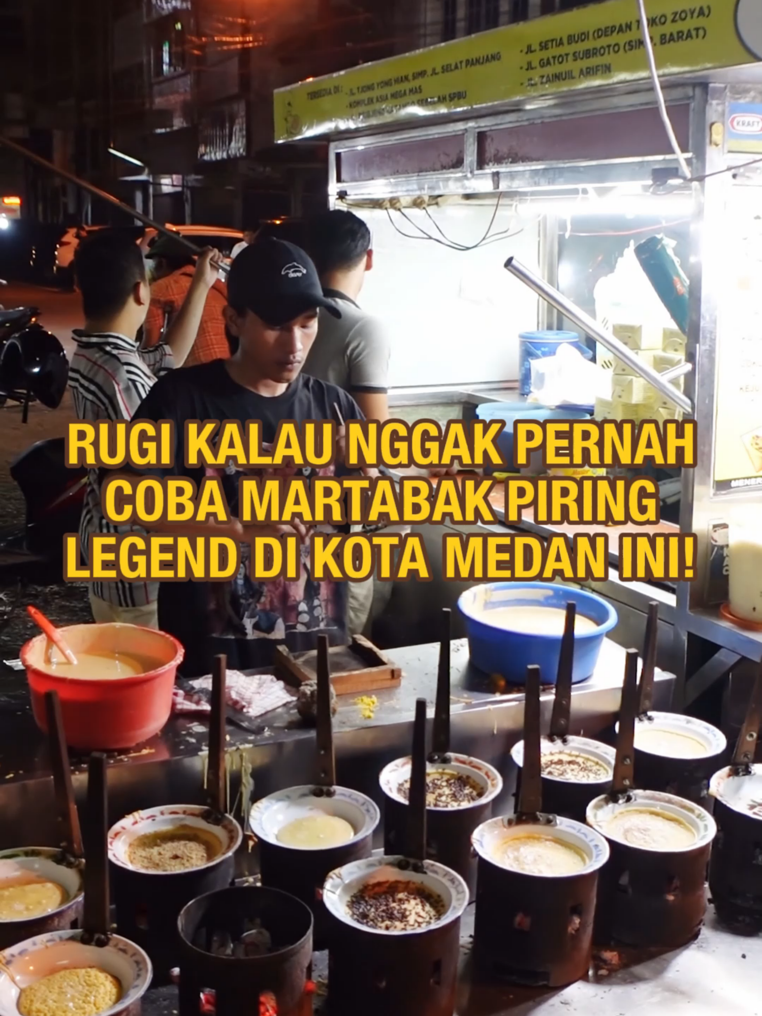 Mak.. Paten kali, sekarang kalau malam-malam lagi ngidam Martabak Piring Murni, udah bisa MaMa beli di GoFood! Nah, buat kamu yang suka pewe-an di rumah dan nggak mau ribet, langsung aja GoFood-in. Ingat, semua lebih mudah dan hemat ongkir kalau pakai GoFood! @gojek.mdn #MakPatenKali #GojekPalingHemat #PilihanKokoCici