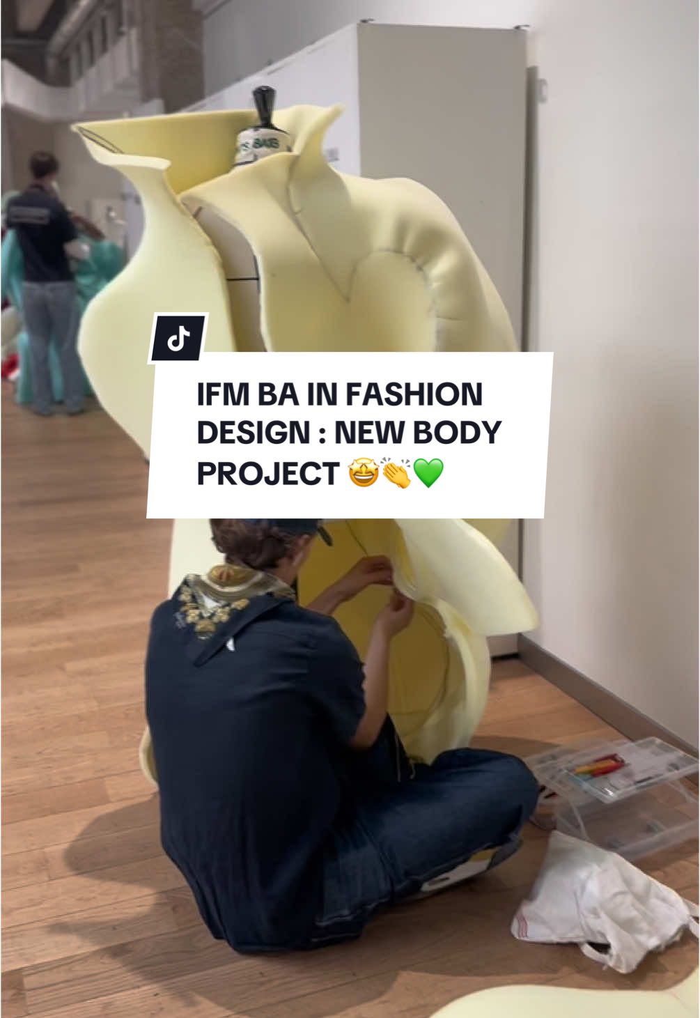 BA in Fashion Design New Body project process 💅✨ vs jury 😰‼️ #ifmparis #fashionschool #fashionstudent #institutfrancaisdelamode #ecoledemode #fashiondesignstudent #fashiondesign 