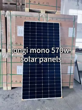 Large quantity Longi mono solar panels in stock #solarpanels #Longisolar 
