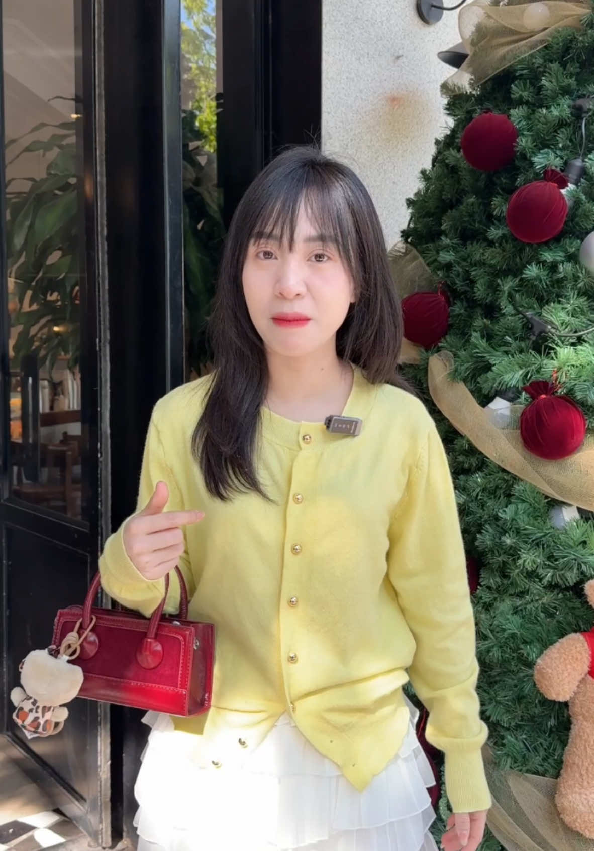 Noel đến rồi #thoitrangnu #aolencardigan 